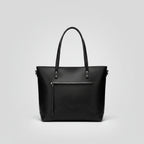 Tote Bag Large Leather Zippered Detachable Strap