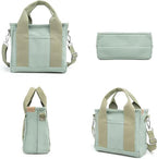 Tote Bag Lightweight Canvas Multi-Pocket