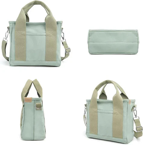 Tote Bag Lightweight Canvas Multi-Pocket