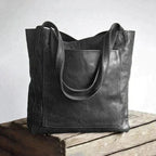 Tote Bag PU Leather Spacious Interior