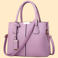 Tote Bag Pebbled Leather Adjustable Crossbody Strap Spacious Interior