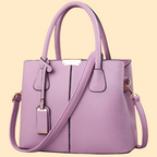Tote Bag Pebbled Leather Adjustable Crossbody Strap Spacious Interior