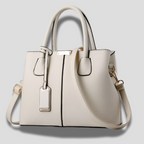 Tote Bag Pebbled Leather Adjustable Crossbody Strap Spacious Interior