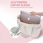 Tote Bag Quilted Puffer 15.6 Inch Laptop Sleeve