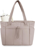Tote Bag Quilted Puffer Water-Resistant Padded Laptop Sleeve