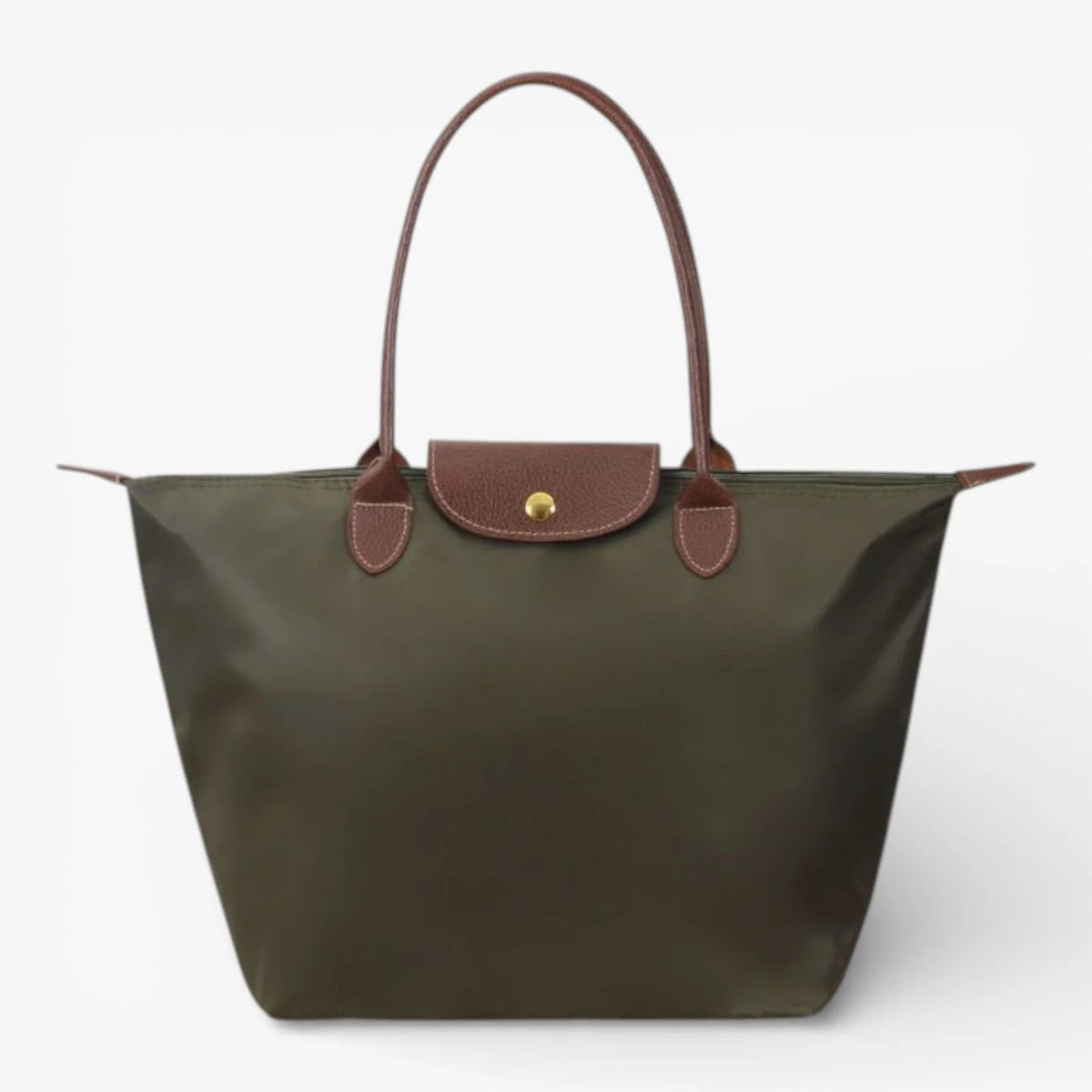 Tote Bag Water-Repellent Nylon Zipper & Magnetic Closure