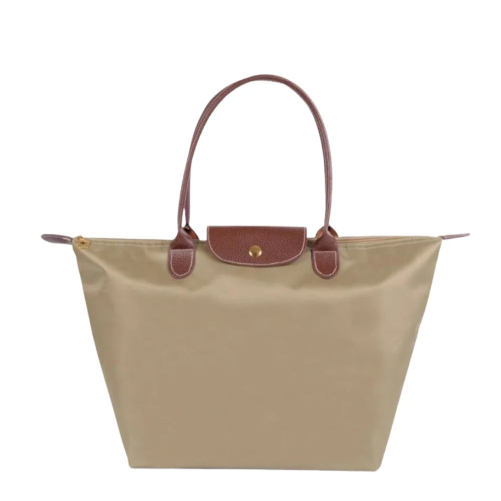 Tote Bag Water-Repellent Nylon Zipper & Magnetic Closure
