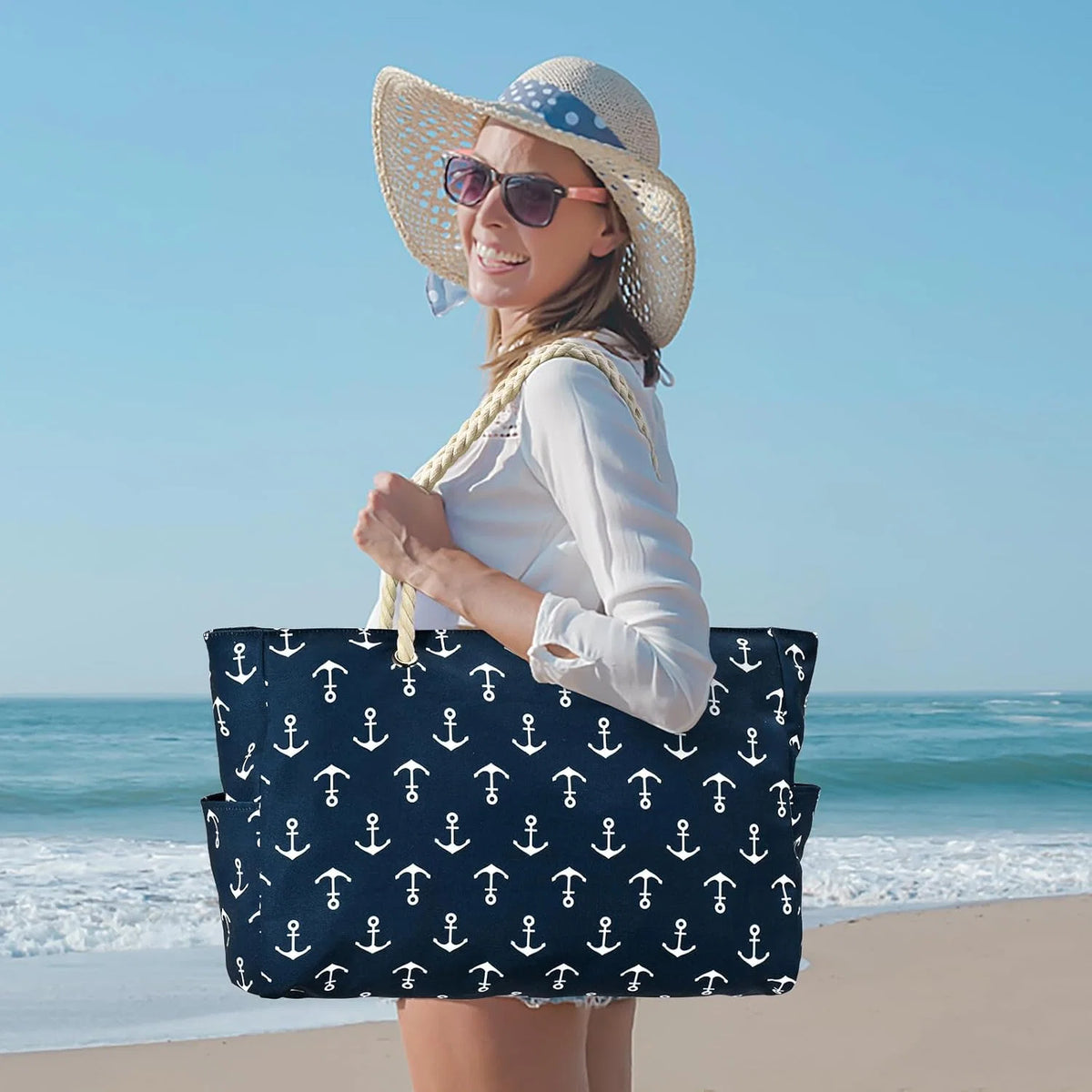 Tote Bag Waterproof Oxford 35L Inner Zipped Pocket
