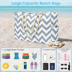 Tote Bag Waterproof Oxford 35L Inner Zipped Pocket