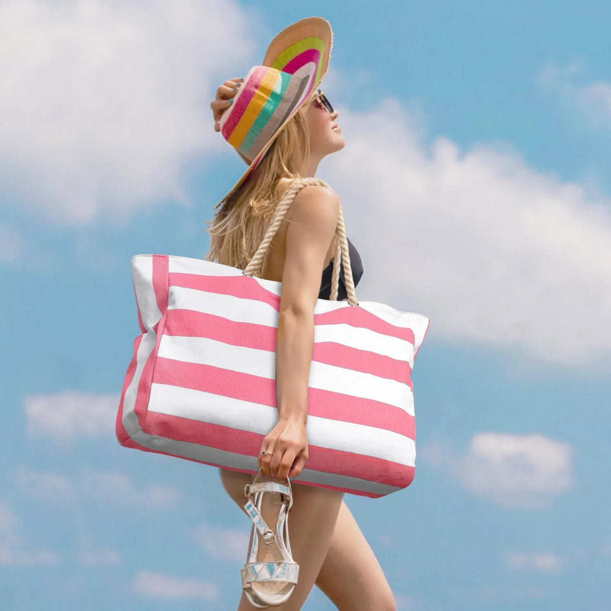 Tote Bag Waterproof Oxford 35L Inner Zipped Pocket