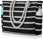 Tote Bag Waterproof Sandproof Zip-Top