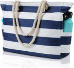 Tote Bag Waterproof Sandproof Zip-Top