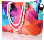 Tote Bag Waterproof Sandproof Zip-Top