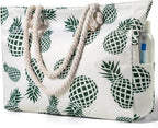 Tote Bag Waterproof Sandproof Zip-Top