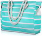 Tote Bag Waterproof Sandproof Zip-Top