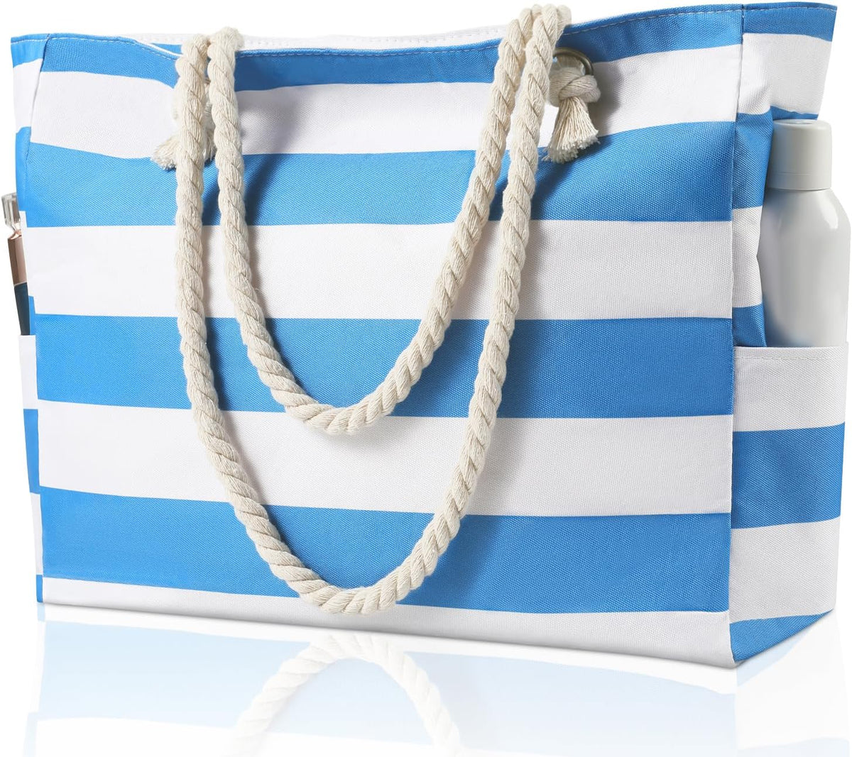 Tote Bag Waterproof Sandproof Zip-Top