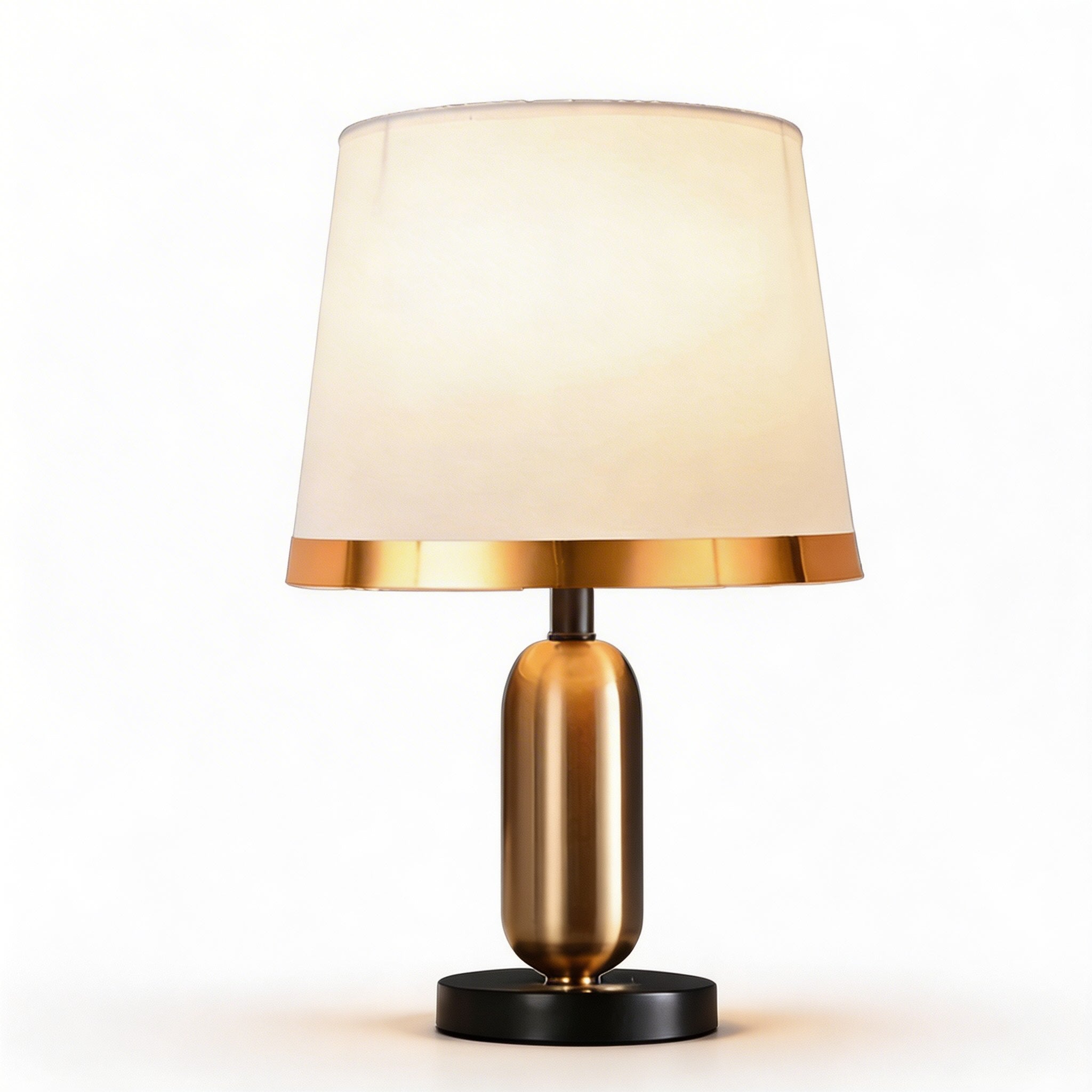 Touch-Control 3-Step Dimmable Brass Table Lamp