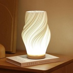 Touch-Control Dimmable USB-Powered Table Lamp (Wave Design)