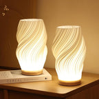 Touch-Control Dimmable USB-Powered Table Lamp (Wave Design)