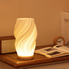 Touch-Control Dimmable USB-Powered Table Lamp (Wave Design)