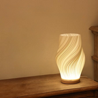 Touch-Control Dimmable USB-Powered Table Lamp (Wave Design)