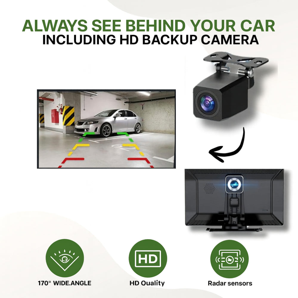 Touchscreen Car Adapter Wireless CarPlay & Android Auto