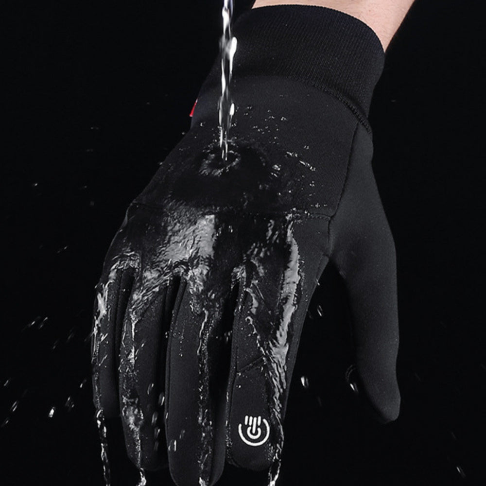 Touchscreen Gloves Fleece-Lined Water-Resistant Grip Palm