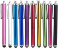 Touchscreen Stylus Soft Rubber Tip & Pen Grip 10-Pack