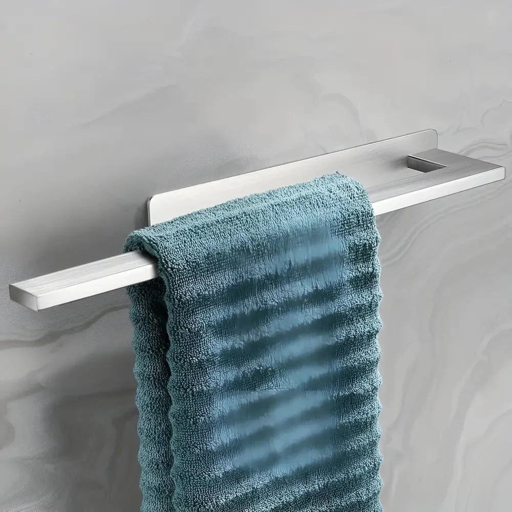 Towel Holder No-Drill Self-Adhesive Brushed Stainless Steel 15.24 Inch