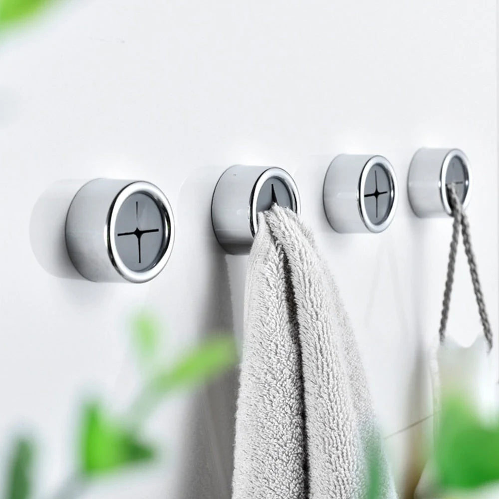 Towel Holder Set Of 3 Self-Adhesive Stainless Steel