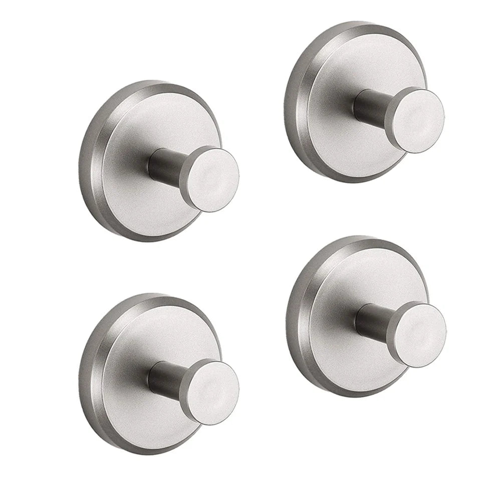 Towel Hook No-Drill Suction Stainless Steel