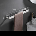 Towel Rack Self-Adhesive 304 Stainless Steel 40 Cm