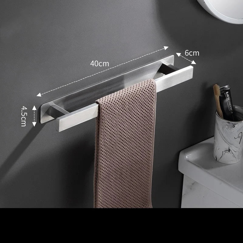 Towel Rack Self-Adhesive 304 Stainless Steel 40 Cm