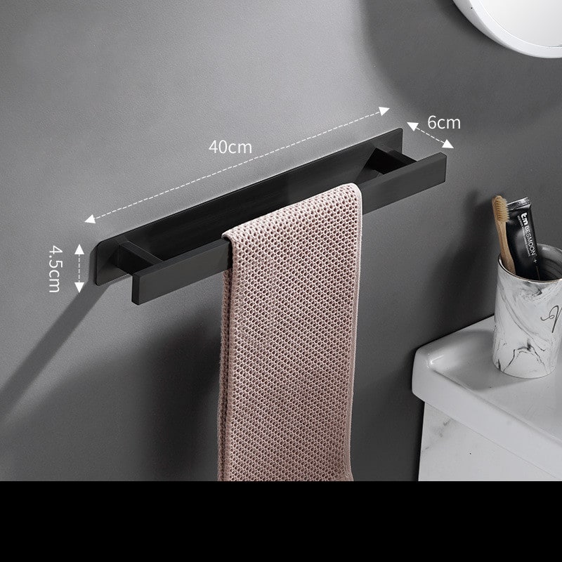 Towel Rack Self-Adhesive 304 Stainless Steel 40 Cm
