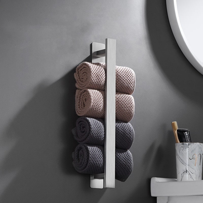Towel Rack Self-Adhesive 304 Stainless Steel 40 Cm