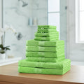 Towel Set 10-Piece Absorbent Cotton Terry