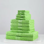 Towel Set 10-Piece Absorbent Cotton Terry