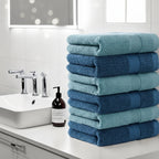 Towel Set 6-Piece Extra-Absorbent Pure Cotton