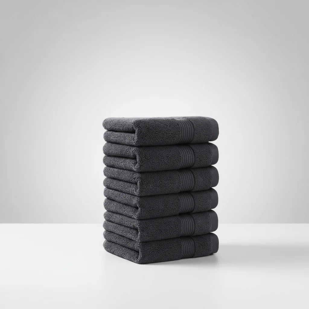 Towel Set 6-Piece Extra-Absorbent Pure Cotton
