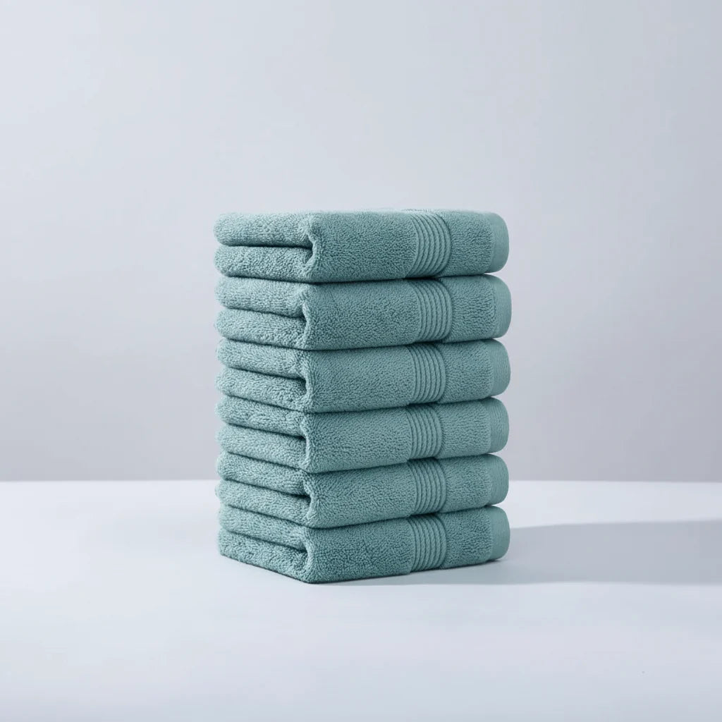 Towel Set 6-Piece Extra-Absorbent Pure Cotton