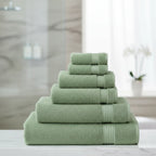 Towel Set 6-Piece Ring-Spun Cotton Quick Absorbency
