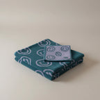 Towel Set Double-Sided Smiley 100% Cotton Face & Bath