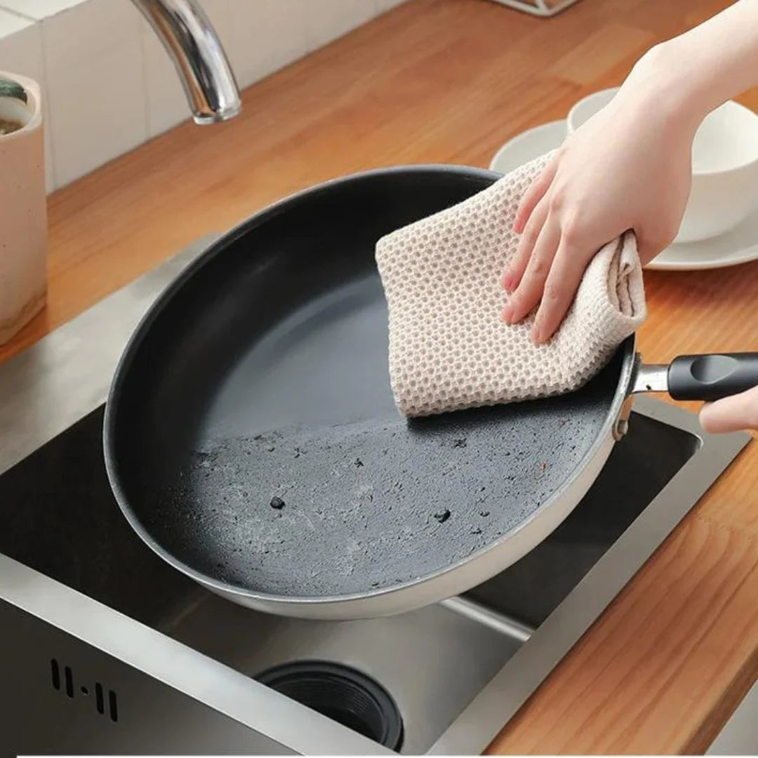 Towel Set Six-Piece Honeycomb Cotton Quick-Drying