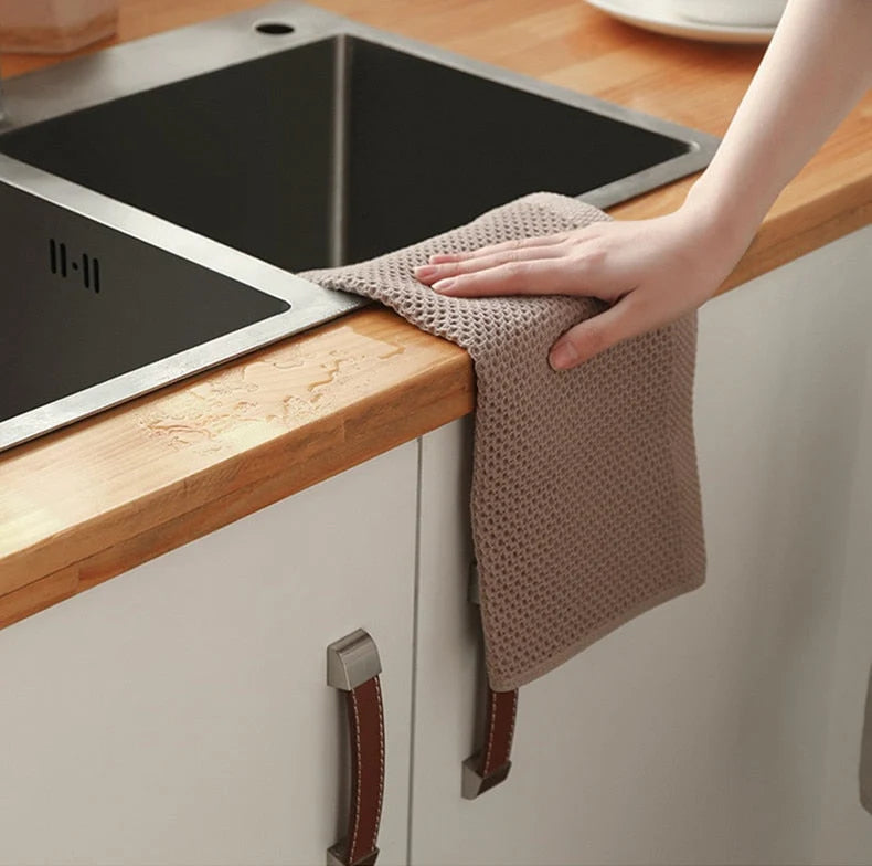 Towel Set Six-Piece Honeycomb Cotton Quick-Drying