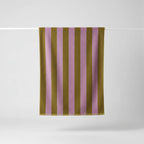 Towel Set Striped Dense Cotton Face & Bath
