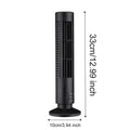 Tower Fan Slim Bladeless USB Powered 2 Speeds
