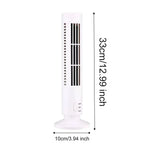 Tower Fan Slim Bladeless USB Powered 2 Speeds