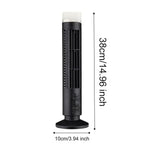 Tower Fan Slim Bladeless USB Powered 2 Speeds