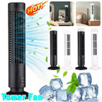 Tower Fan Slim Bladeless USB Powered 2 Speeds
