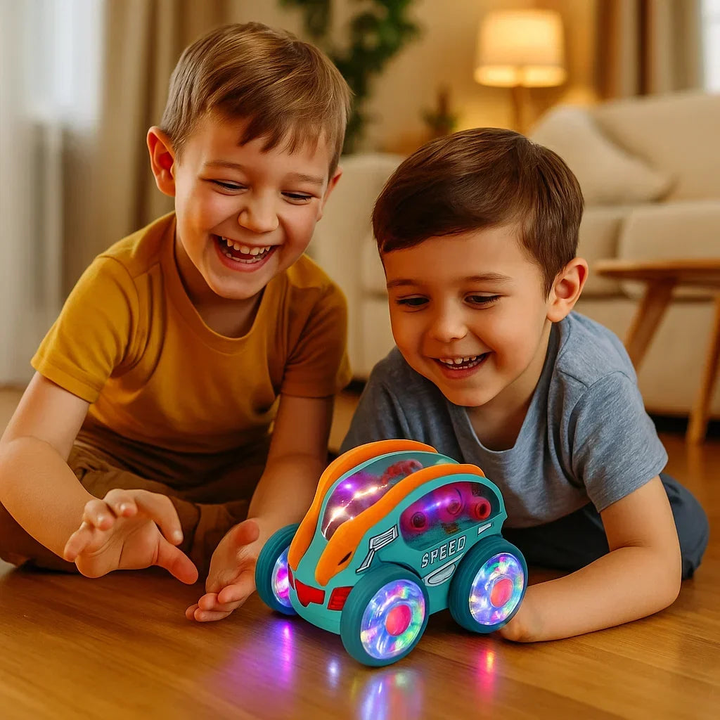 Toy Car 360 Degree Rotation LED Lights & Music